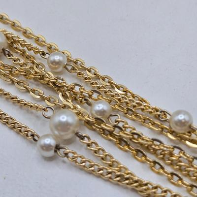 LOT 80: Variety of Necklaces and Bracelets Including Declaration of Independence Pendant and One Pair of Earrings