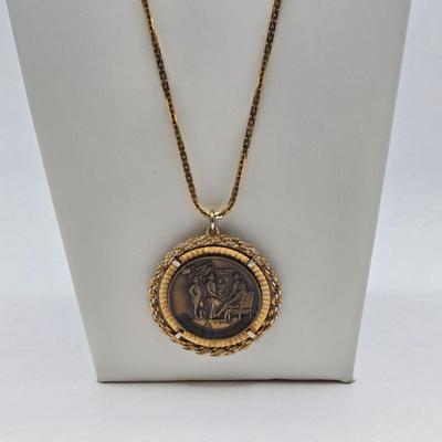 LOT 80: Variety of Necklaces and Bracelets Including Declaration of Independence Pendant and One Pair of Earrings