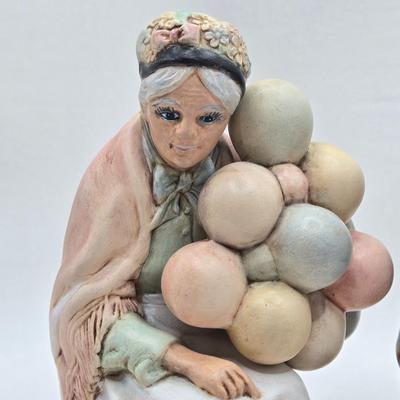 LOT 91: Figurines Ceramic & Porcelain: Enesco, Holland Mold, Circle Bisque