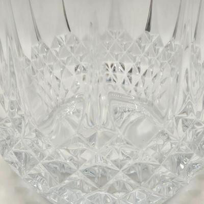 LOT 94: Two Handled Crystal Ice Bucket and "Crysal Coin" Plate