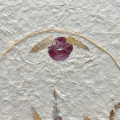 LOT 95: Handcrafted Dried Pressed Flower Art in Frames