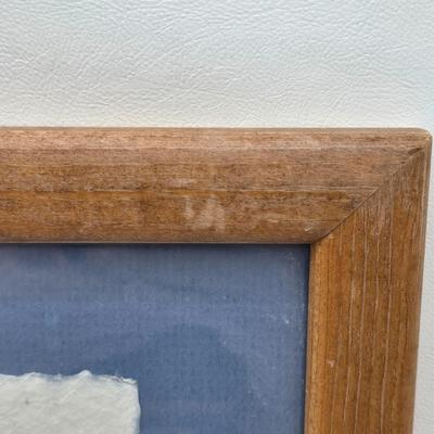 LOT 95: Handcrafted Dried Pressed Flower Art in Frames