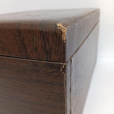 LOT 99: Vintage Jewelry Box with Jewelry for Craft and Repair