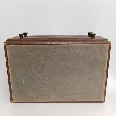 LOT 99: Vintage Jewelry Box with Jewelry for Craft and Repair