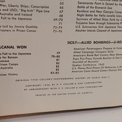 LOT 103: The Book of Old Ships 1935, The Picture History of World War II 1946 & More