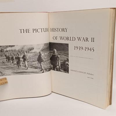 LOT 103: The Book of Old Ships 1935, The Picture History of World War II 1946 & More