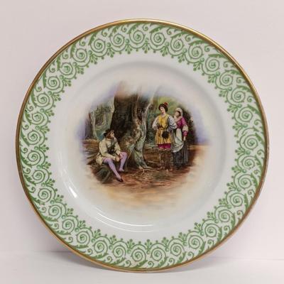 LOT 106: Harker Pottery Co. Colonial China with Limoges France Plates and Teacups