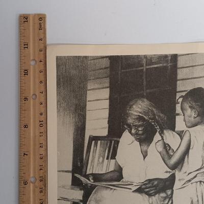 LOT 108: Set of (4) Wonda Y. Hillard Art Prints with Art Book and Samuel R. Byrd Art Print