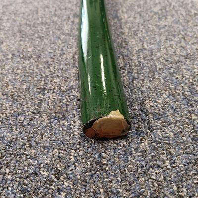 LOT 119: 3-Piece Green Katana Sword Set
