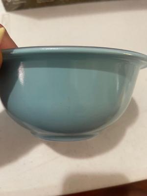Vintage Pyrex Bowl Light Blue