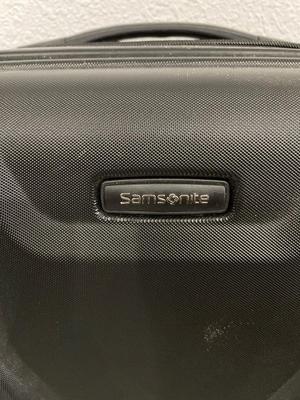 Samsonite hard side expandable carry on spinner