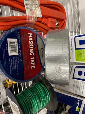 New electrical outlets, switches, and covers plus miscellaneous