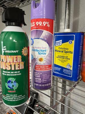 Cleaning the household products