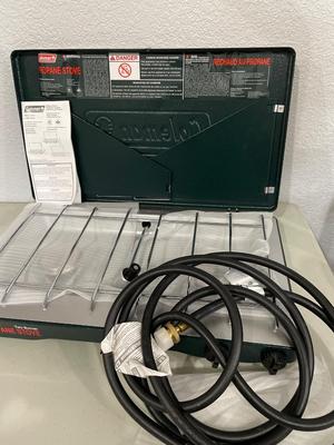 New propane stove by Coleman with attach