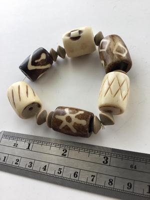 Stretchy heavier beaded fashion bracelet