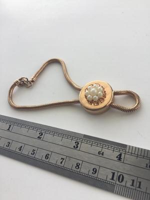 Vintage unmarked slider bracelet