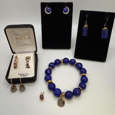 Gold & Silver Jewelry with Rubies, Lapis Lazuli, & More (ST-HS)