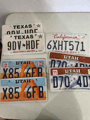 License plates