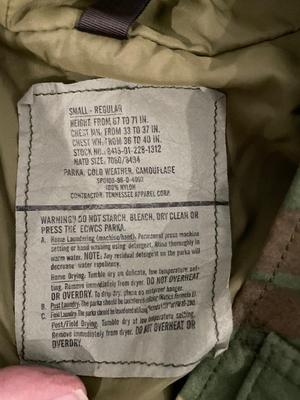 Army jacket and six shirts - size small