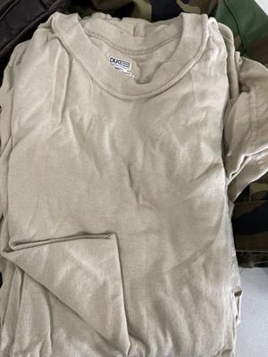 Army jacket and six shirts - size small