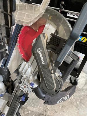 Kobalt chop saw with stand on wheels