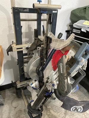 Kobalt chop saw with stand on wheels