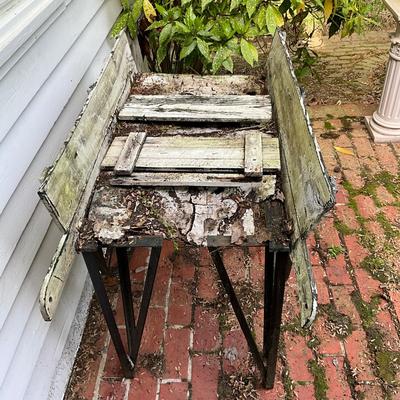 O535 Antique Flower Garden Cart