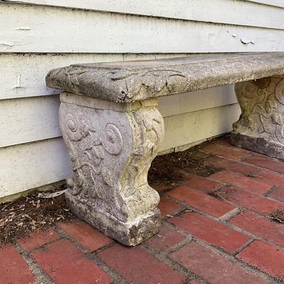 O536 Vintage Concrete Bench