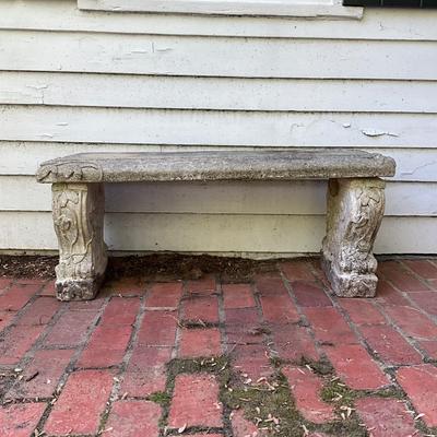O536 Vintage Concrete Bench