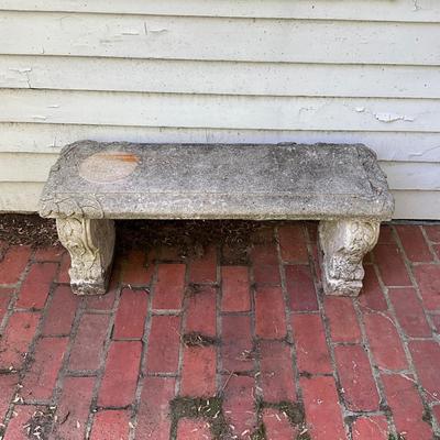 O536 Vintage Concrete Bench
