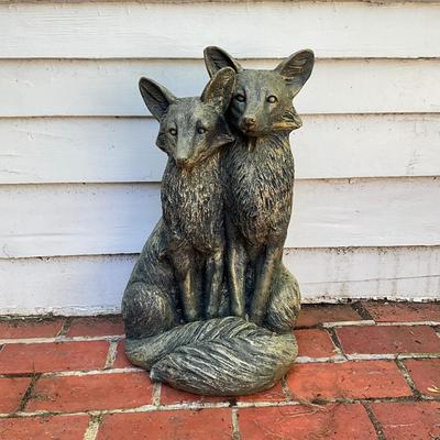 O547 Outdoor Fox Statue