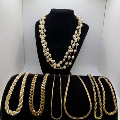 Gold Chains & Beaded Necklaces (ST-HS)