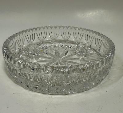 Princess House Crystal 3-lite Taper Candle Holder
