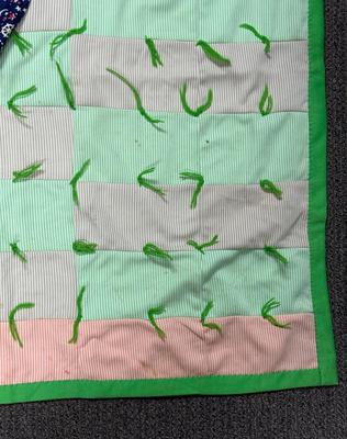 Lot of 2 Vintage Handmade Patchwork Sewing Projects