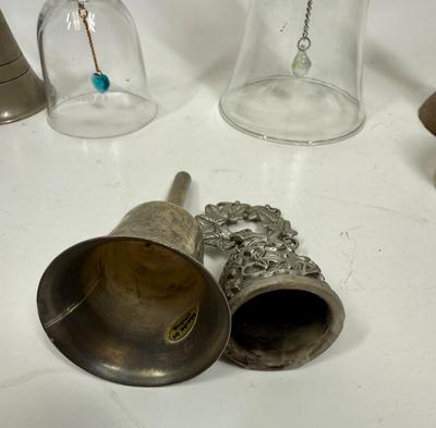 Hand Bell Lot: 7 Assorted Bells