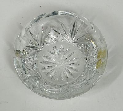 Crystal Lenox One slot Ashtray, label still attached