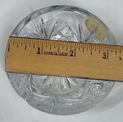 Crystal Lenox One slot Ashtray, label still attached