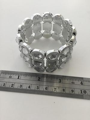 Faux rhinestone fashion stretchy bracelet