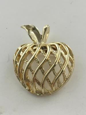 Gerry’s marked apple pin or necklace pendant