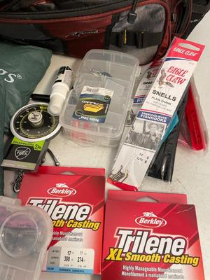 Fishing items with case