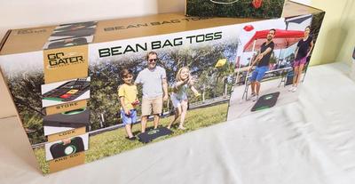 Lot #98 GoGater Bean Bag Toss Set (new) and Vintage Target Toss Game