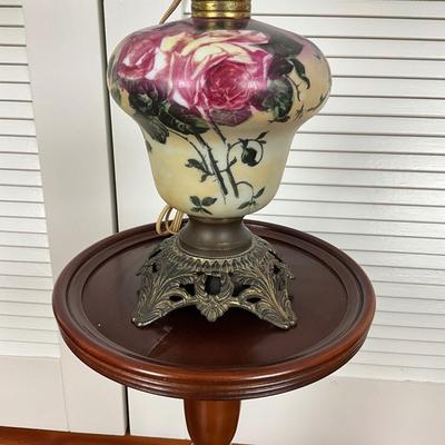 UBC669 Antique Handpainted Gone with the Wind Lamp