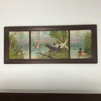 UBC680 Antique Victorian Duck Print