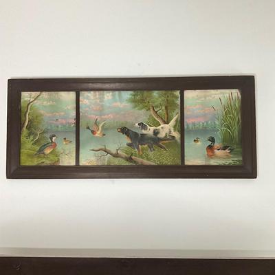 UBC680 Antique Victorian Duck Print