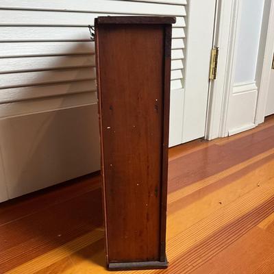 UBC683 Antique Doll Wooden Wall Shelf