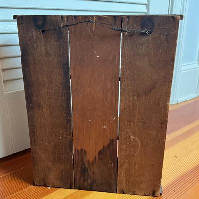 UBC683 Antique Doll Wooden Wall Shelf