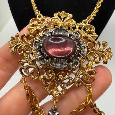 Ornate Medallion Style Gold Necklaces & More (ST-HS)