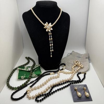 Jade & Pearl Beaded Necklaces & More (ST-HS)