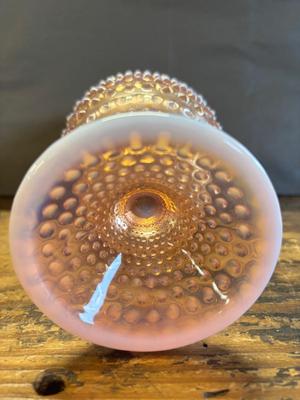 Fenton pink vase