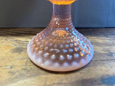Fenton pink vase